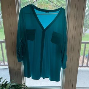 Aqua/Teal Button up Shirt